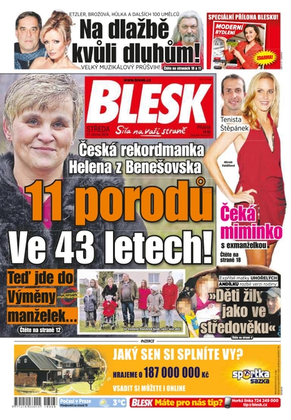E-magazín Blesk - 21.3.2018 - CZECH NEWS CENTER a. s.