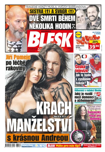 E-magazín Blesk - 5.4.2018 - CZECH NEWS CENTER a. s.
