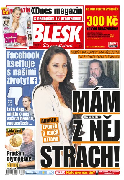 E-magazín Blesk - 6.4.2018 - CZECH NEWS CENTER a. s.