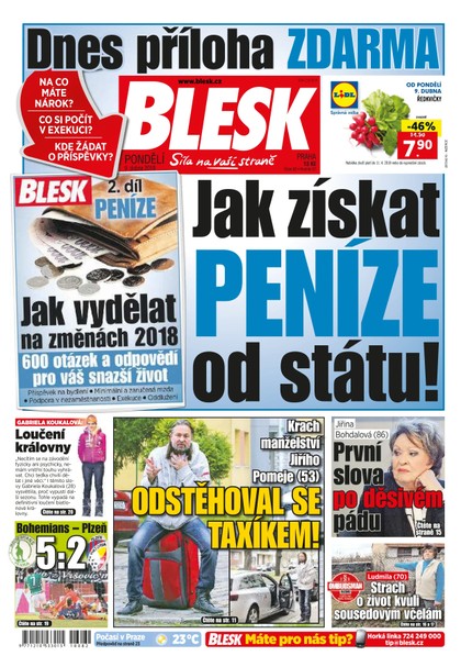E-magazín Blesk - 9.4.2018 - CZECH NEWS CENTER a. s.