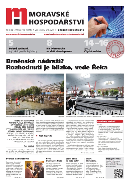 E-magazín MH duben 2018 - Magnus Regio, vydavatel Moravského hospodářství