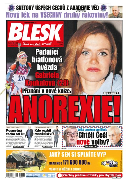 E-magazín Blesk - 11.4.2018 - CZECH NEWS CENTER a. s.