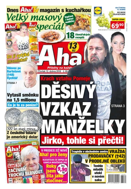 E-magazín AHA! - 12.4.2018 - CZECH NEWS CENTER a. s.