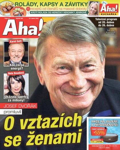 E-magazín AHA! Tv - 19.4.2018 - CZECH NEWS CENTER a. s.