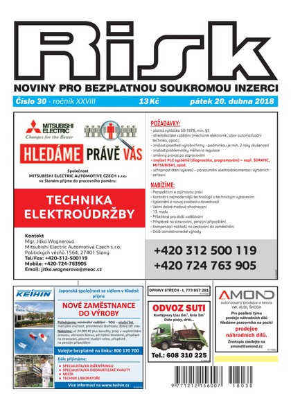 E-magazín Risk 30/2018 - Risk