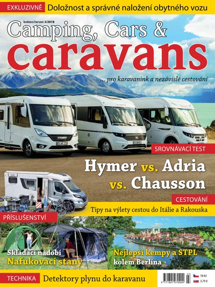 E-magazín Camping, Cars & Caravans 3/2018 (květen/červen) - EEZY Publishing