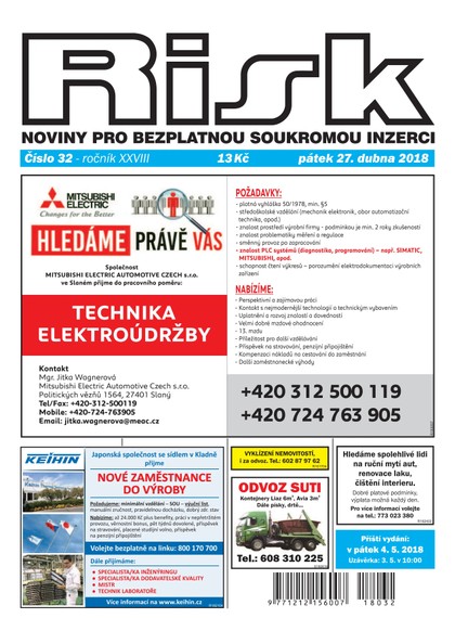 E-magazín Risk 32/2018 - Risk