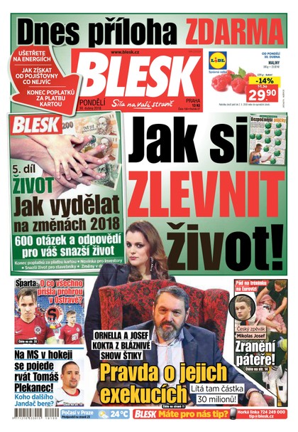 E-magazín Blesk - 30.4.2018 - CZECH NEWS CENTER a. s.