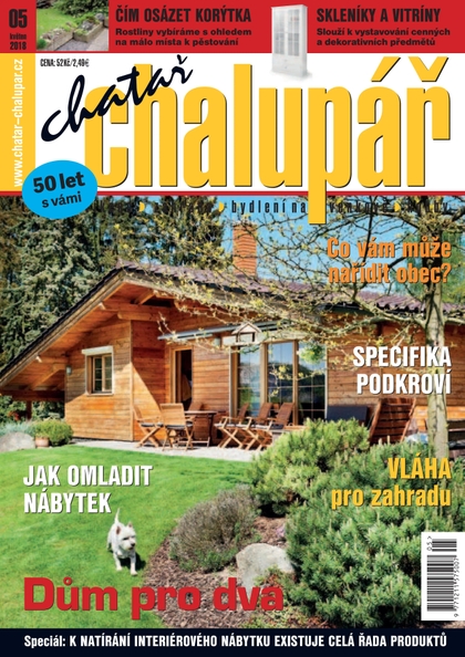 E-magazín Chatař &amp; chalupář 5-2018 - Časopisy pro volný čas s. r. o.