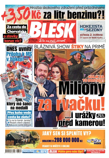 E-magazín Blesk - 2.5.2018 - CZECH NEWS CENTER a. s.