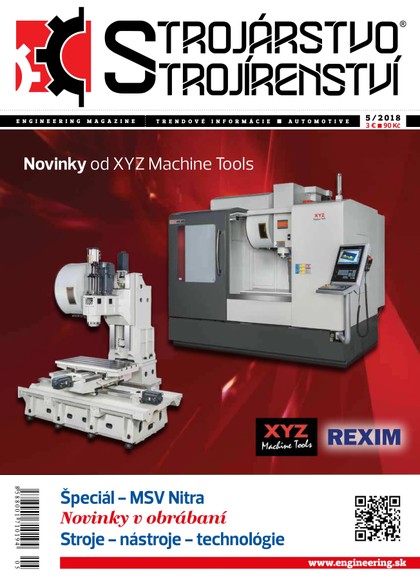 E-magazín STROJÁRSTVO/STROJÍRENSTVÍ 5/2018 - MEDIA/ST s.r.o.