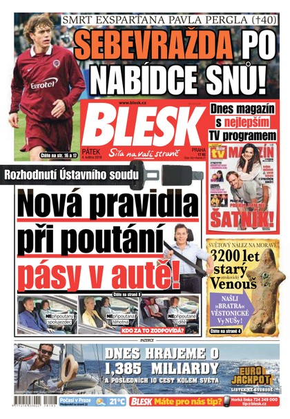E-magazín Blesk - 4.5.2018 - CZECH NEWS CENTER a. s.