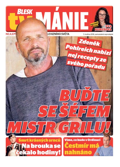 E-magazín Blesk Tv manie - 5.5.2018 - CZECH NEWS CENTER a. s.