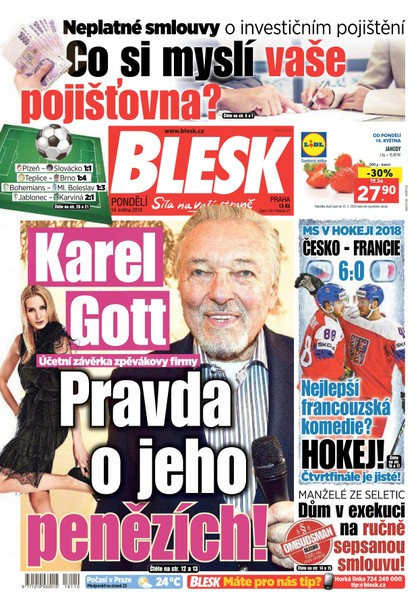E-magazín Blesk - 14.5.2018 - CZECH NEWS CENTER a. s.