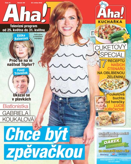 E-magazín AHA! Tv - 24.5.2018 - CZECH NEWS CENTER a. s.
