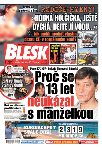 E-magazín Blesk - 30.5.2018 - CZECH NEWS CENTER a. s.