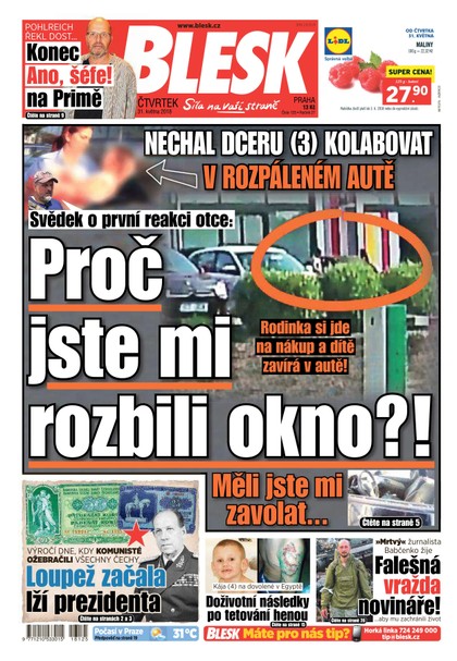 E-magazín Blesk - 31.5.2018 - CZECH NEWS CENTER a. s.