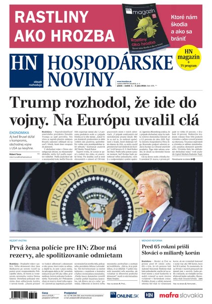 E-magazín Hospodárske noviny 01.06.2018 - MAFRA Slovakia, a.s.