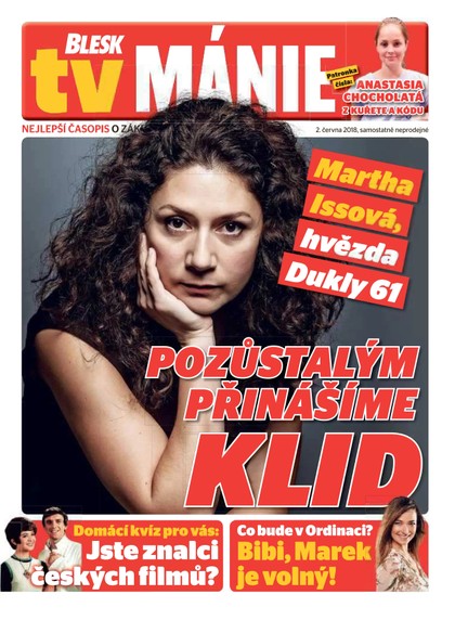 E-magazín Blesk Tv manie - 2.6.2018 - CZECH NEWS CENTER a. s.