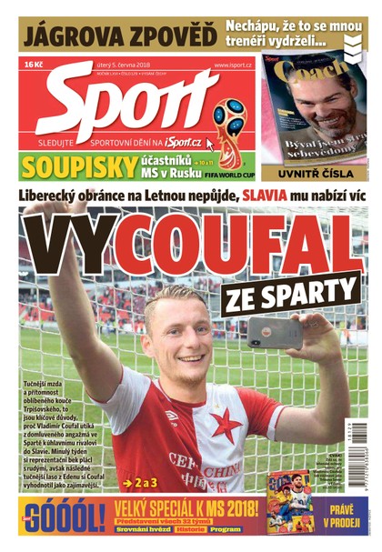 E-magazín Sport - 5.6.2018 - CZECH NEWS CENTER a. s.
