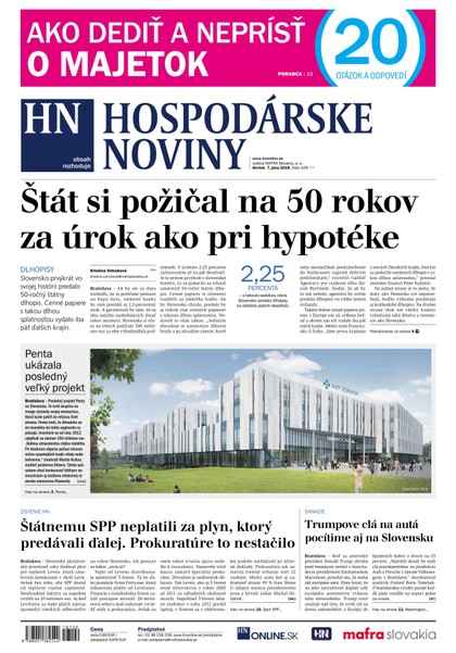 E-magazín Hospodárske noviny 07.06.2018 - MAFRA Slovakia, a.s.