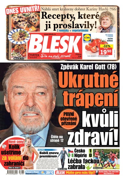 E-magazín Blesk - 7.6.2018 - CZECH NEWS CENTER a. s.