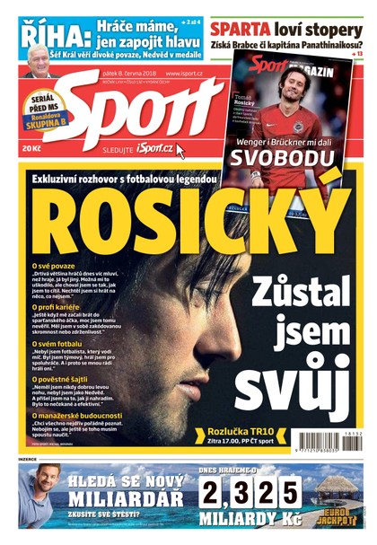 E-magazín Sport - 8.6.2018 - CZECH NEWS CENTER a. s.