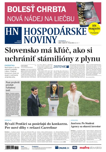 E-magazín Hospodárske noviny 15.06.2018 - MAFRA Slovakia, a.s.