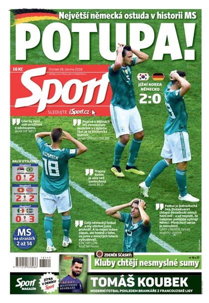 E-magazín Sport - 28.6.2018 - CZECH NEWS CENTER a. s.