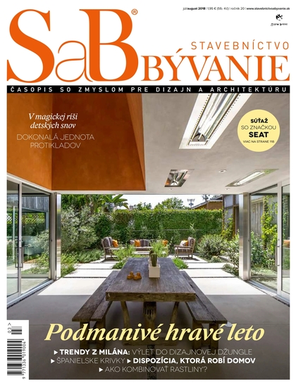 E-magazín SaB Stavebnictvo a byvanie jul/august 2018 - MEDIA/ST s.r.o.