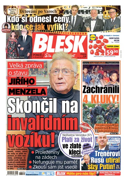 E-magazín Blesk - 9.7.2018 - CZECH NEWS CENTER a. s.