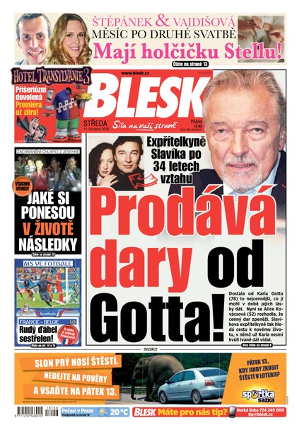 E-magazín Blesk - 11.7.2018 - CZECH NEWS CENTER a. s.