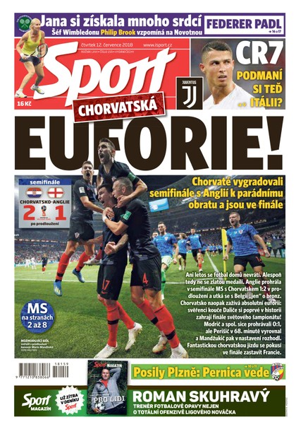 E-magazín Sport - 12.7.2018 - CZECH NEWS CENTER a. s.