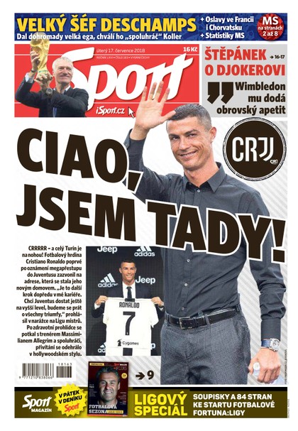 E-magazín Sport - 17.7.2018 - CZECH NEWS CENTER a. s.