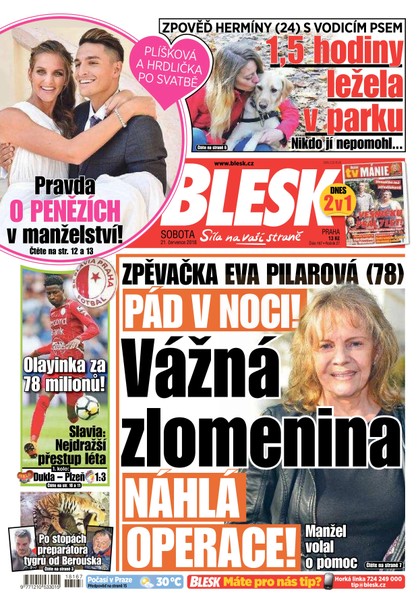 E-magazín Blesk - 21.7.2018 - CZECH NEWS CENTER a. s.