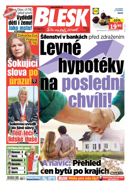 E-magazín Blesk - 23.7.2018 - CZECH NEWS CENTER a. s.