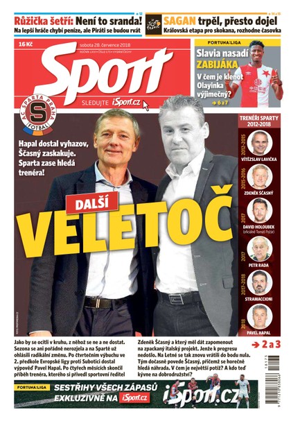 E-magazín Sport - 28.7.2018 - CZECH NEWS CENTER a. s.