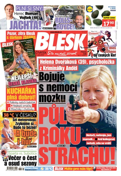 E-magazín Blesk - 2.8.2018 - CZECH NEWS CENTER a. s.