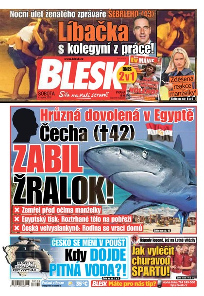 E-magazín Blesk - 4.8.2018 - CZECH NEWS CENTER a. s.