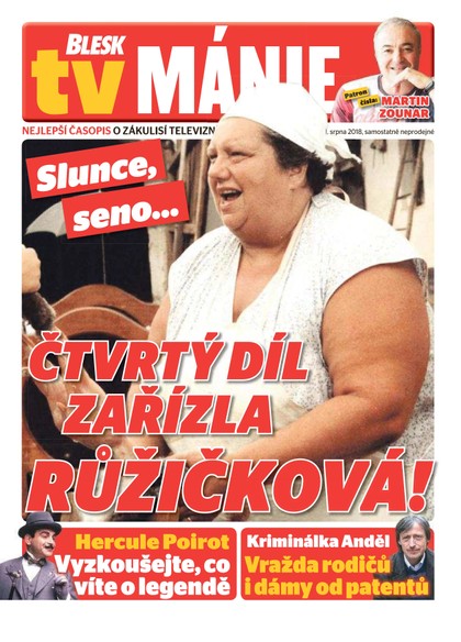 E-magazín Blesk Tv manie - 11.8.2018 - CZECH NEWS CENTER a. s.