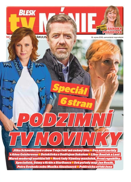 E-magazín Blesk Tv manie - 18.8.2018 - CZECH NEWS CENTER a. s.