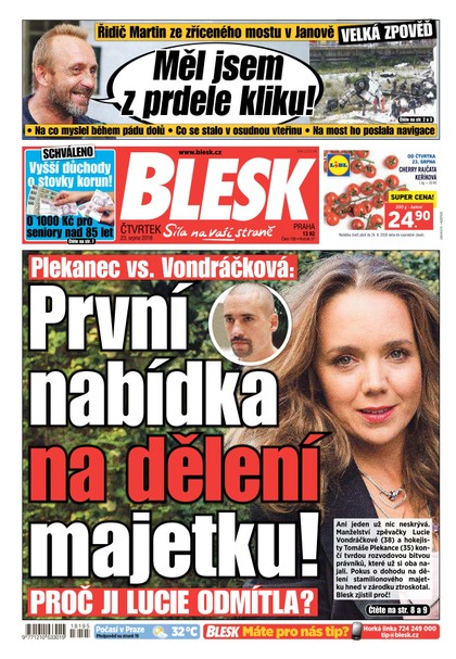 E-magazín Blesk - 23.8.2018 - CZECH NEWS CENTER a. s.
