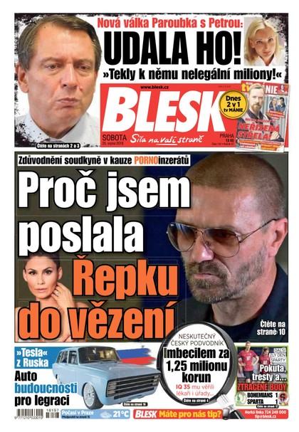 E-magazín Blesk - 25.8.2018 - CZECH NEWS CENTER a. s.