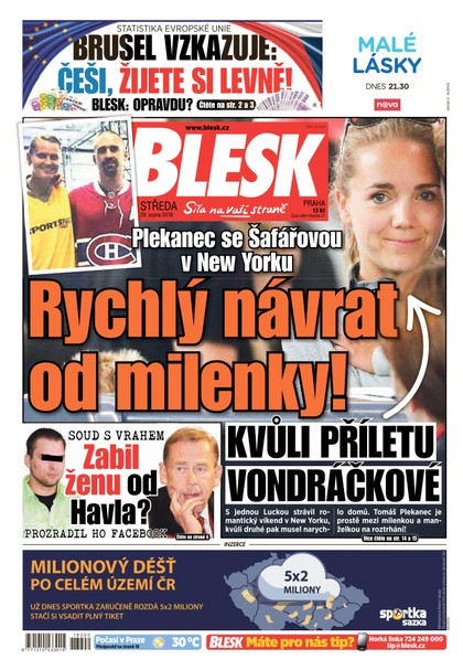 E-magazín Blesk - 29.8.2018 - CZECH NEWS CENTER a. s.