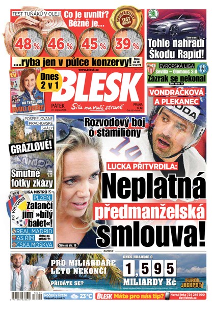 E-magazín Blesk - 31.8.2018 - CZECH NEWS CENTER a. s.