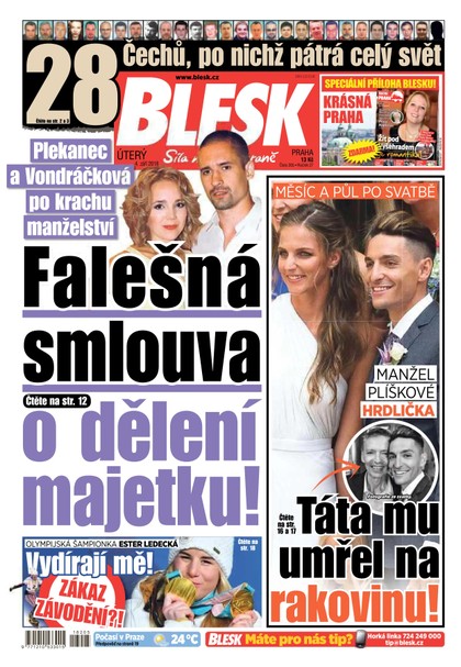 E-magazín Blesk - 4.9.2018 - CZECH NEWS CENTER a. s.