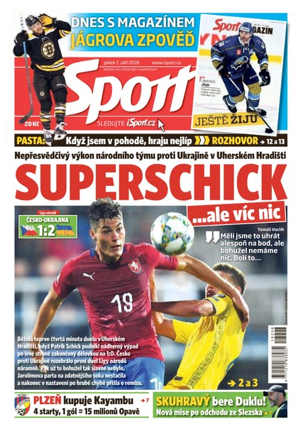 E-magazín Sport - 7.9.2018 - CZECH NEWS CENTER a. s.