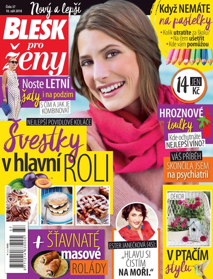 E-magazín Blesk pro ženy - 10.9.2018 - CZECH NEWS CENTER a. s.