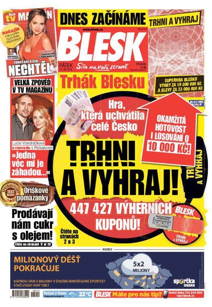 E-magazín Blesk - 14.9.2018 - CZECH NEWS CENTER a. s.