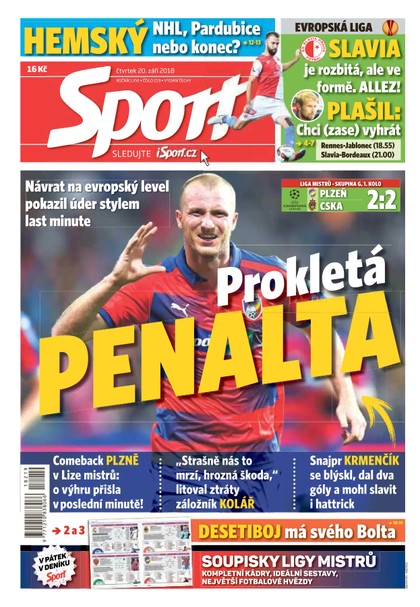 E-magazín Sport - 20.9.2018 - CZECH NEWS CENTER a. s.